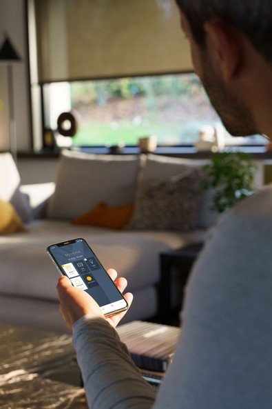 Dank Somfy io-Funk: immer bestens informiert über die TaHoma App