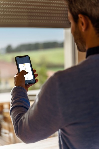 Produkte bedienen per Somfy TaHoma App